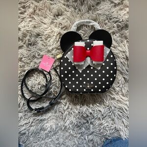 NWT Kate Spade x Disney Minnie Mouse Polka Dot Crossbody Bag
